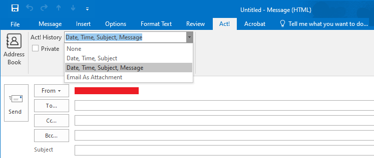 Working With Microsoft Outlook