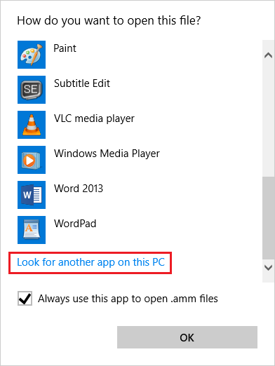 How to Associate .amm files for Word Integration Correctly