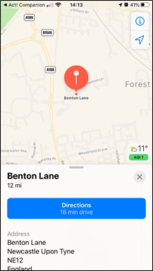 How do I use the Mapping Functionality within Act! Companion?