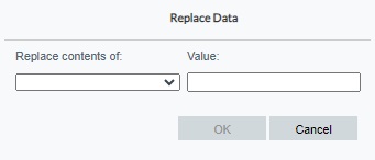 How do I use the Replace, Swap and Copy Field Options in Act! Cloud?