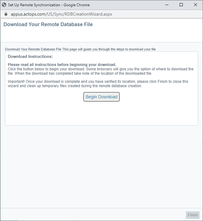 How to Create and Synchronize a Remote Database in Act! Cloud