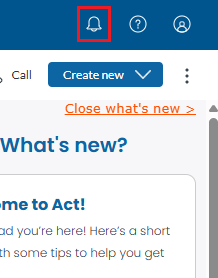 How do I Use the Notification Center in Act! Cloud?