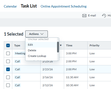What is the Task List in Act! Cloud and How do I Use it?